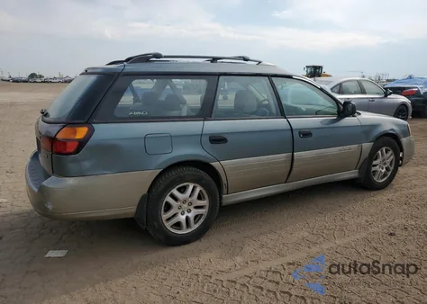 2002 Subaru Legacy Outback from USA, damaged, VIN 4S3BH665627641025
